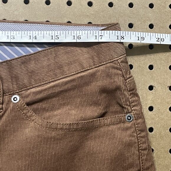 Peter Millar Pants 36x33 Brown Superior Soft Corduroy Five-Pocket Pant Trouser - Picture 9 of 10